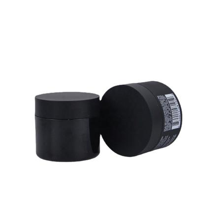 China Custom 80ml 100ml 280ml Cosmetic Bottle Set 30g 50g 100g Black Empty Plastic Cream Jar for sale