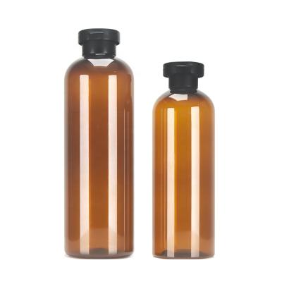 China 350ML 500ML Plastic Bottle Amber Handwash Liquid Soap Cosmetic Portable Empty Hand Sanitizer Container for sale