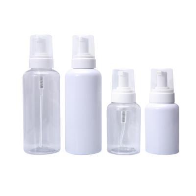 China Travel Cosmetic Foaming Bottle 250ml Kit Plastic Foam Pump Refillable Bottle for sale