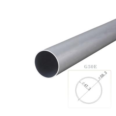 China Durable China Guangdong Extrusion Factory Produces 50MM Aluminum Tube For Electric Roller Blinds Hand To Pull Roller Blinds for sale