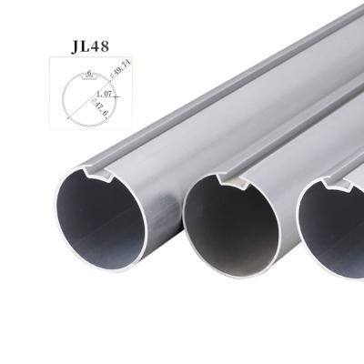 China The durable material for making roller blinds is aluminum alloy round tube outdoor church available for sale