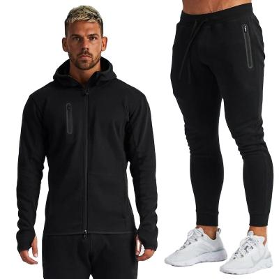 China Thermal Mens Tracksuit Jogging Casual Tracksuits Set HoodieSweatpants Hooded Sportswear Two Piece Set For Men for sale