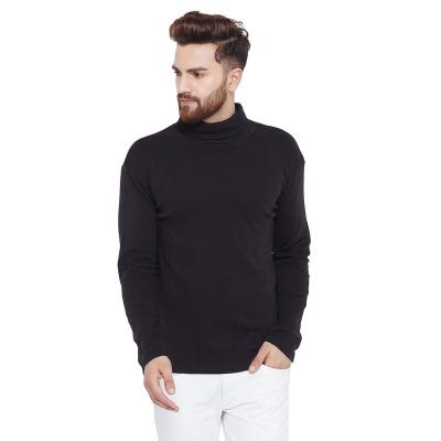 China Anti-wrinkle Winter Knit Turtle Neck Sweater Men Clothes Warm White Jumper Casual Streetwear Sweaters for sale