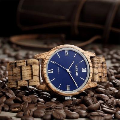 China Bamboo Fashion Tangan Waterproof Jam For Automatic Men Luxury Wood Engraved Watch for sale