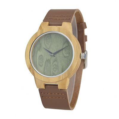 China Non-Specific Wholesale Handcrafted Wooden Original Watches With Band Logo Digital Design Your Own Wooden Custom Bamboo Watch for sale