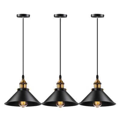 China Industrial Edison Home Lighting Modern Pendant Light E27 Hanging Light Base Vintage Modern Retro Attic Chandelier For Living Room Pendant Lamp Hanging Light for sale