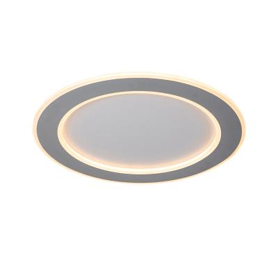 China Outdoor Mounted Surface Mounted Simple And Modern Nordic Vermilion Hallway Room Ceiling Lamp Circle LED Ultra-thin Style Ceiling Lamp for sale