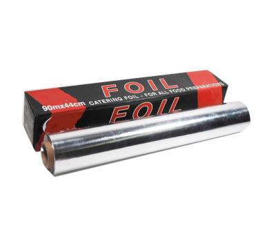 China 300 Meter Disposable Aluminum Foil Roll Large Household Heavy Duty Roll For Food Wrapping for sale