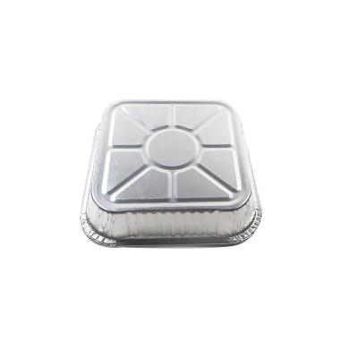 China 8 x 8 Inch Mini Square Aluminum Foil Container Cake Pan Eco-Friendly Baking Cases for sale