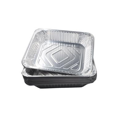 China Aluminum Foil Tray Kitchen Use Casserole Eco-friendly Rectangular Metal Philippine Food Container for sale