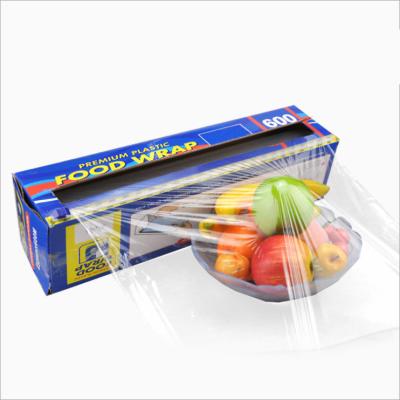 China Moisture Proof Cling Wrapping Cling Wrapping Rolls Clear Clear PE Plastic Wrapping Stretch Film for sale