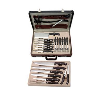 China Modern 24 Pcs Suite Case Set Stainless Steel Kitchen Case Knife for sale