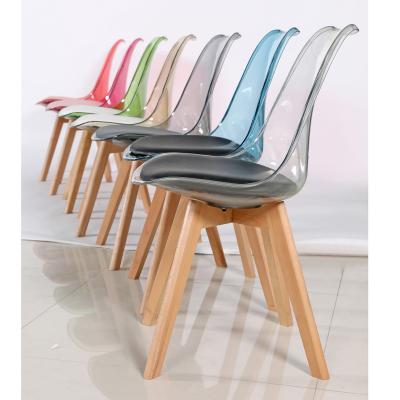 China 2022 Modern Custom Design Large Capacity Living Room Plastic Dining Chairs Modern for sale