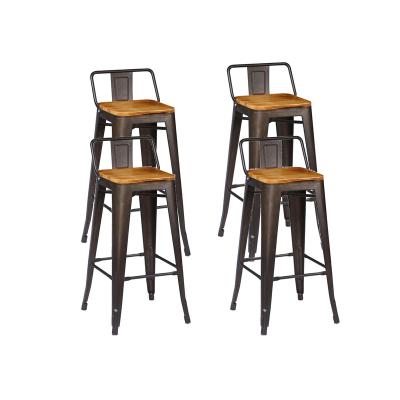 China Popular Hot Sale Wholesale Classic Classic KD Back Bar Chair Dining Chair From Factory Outlet for sale