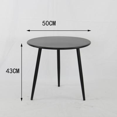 China 2022 Small Package Hot Modern Living Room Simple Metal Round Coffee Table With Cheap Price for sale