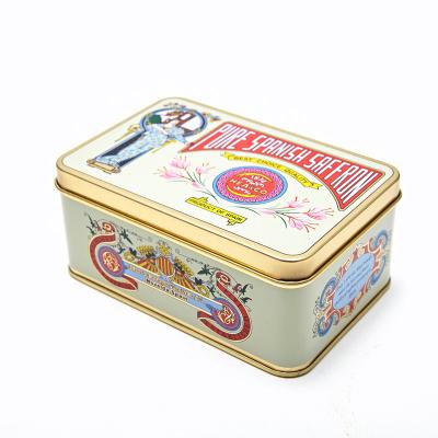 China Wholesale New Custom Large Gift Rectangular Metal Tin Box Wholesale Gift for sale