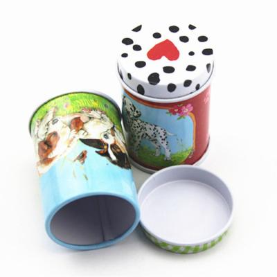 China Materials OEM Factory 2022 Wholesale Recycled Round Metal Tin Can Tea for sale