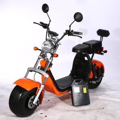 China Fat 2021 EEC COC CP-1 unisex tire bike citycoco 1500w dual battery removable electric scooters for sale