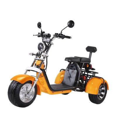 China Amoto Eu warehouse EEC COC certification 3 wheels motorcycle fast speed unisex cheap electric scooters citycoco in china for sale