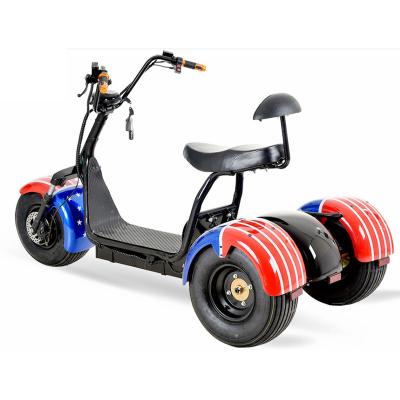 China Amato Unisex Hot Selling Electric Tricycle 3 Three Wheel Electric Scooter For Adults for sale