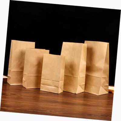 China Disposable popular handle for bag paper burger paper bag doorgift paper bag for sale