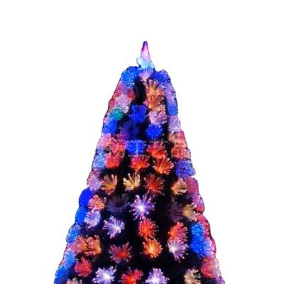 China Festival Use Factory Direct Sale 150cm Multicolor Fiber PVC Plum Shaped Custom Christmas Tree for sale