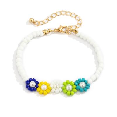 China 2021 New Design TRENDY Jewelry Colorful Anklet For Women for sale