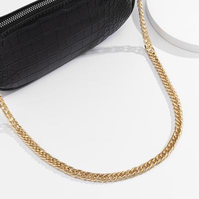 China Womens 20cm Metal Hand Strap Gold Plated Shoulder Bags Accessories Metal Bag Chain for sale