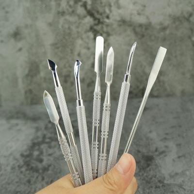 China Daiy Stainless Steel Necessities Accessory Metal Clean Tools Nail Art Tool With Different Designs For Nail Salon Sale for sale