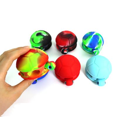 China Decompress Cute Kids Jump Up Bouncy Person Toy Tortoise Ball Silicone Decompress Toys Bubbling Sensory Effort Squeeze Kids Children Play Bouncy Person Ball for sale