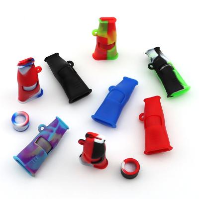 China Eco-friendly Silicone Mouthpiece Holder Smoke Filter 8 Colors Personal Smoking Carbon Filters Tips Smoking Accessories for sale