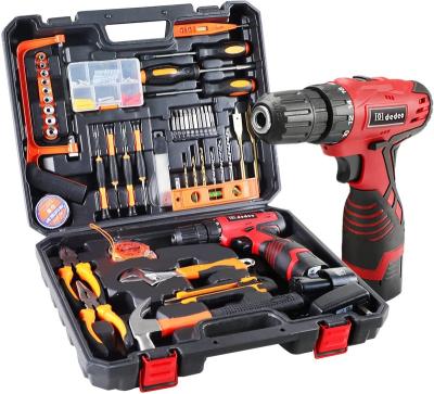 China Home Repair 108Pcs Cordless Drill Household Power Tools Set for sale