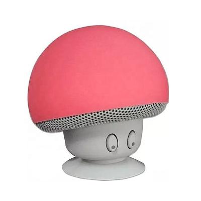 China HOME THEATER Cute Mini Mushroom Wireless Speaker With Sucker Gift Cardboard Small Rechargeable Blue Tooth Speaker for sale