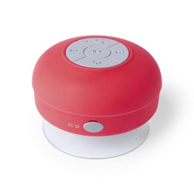 China Phone Function OEM Gift Best Mini Speaker Portable Wireless Sound Box IPX4 Waterproof Shower Suction Speaker for sale