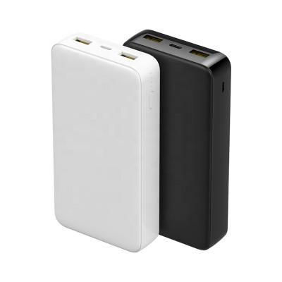 China High capacity QC3.0 rohs output large capacity portable usb doubles power bank 20000mah for all mobile phones for sale