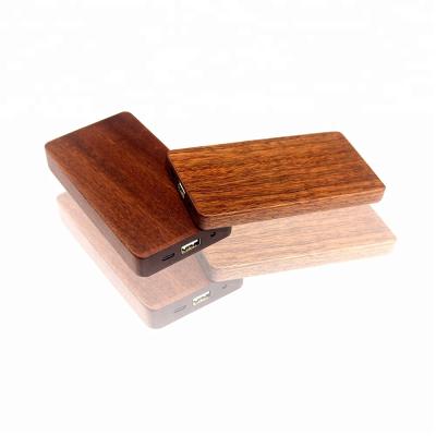 China Wholesale High Capacity Best Price Wooden Power Bank 4000mah 6000mah 8000mah for sale