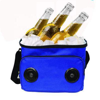 China 2021 Waterproof Outdoor Picnic Insulated Cooler Bag Waterproof With BT Speakers for sale