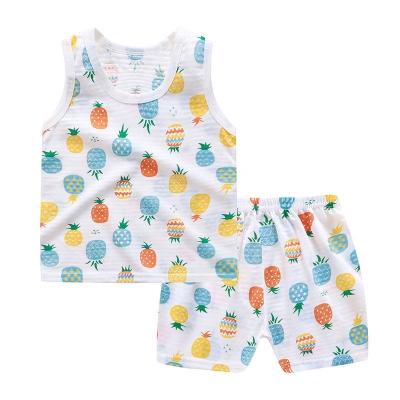 China Breathable High Quality Sleeveless Hooded Vest And Shorts Sets Baby Clothes For 3 Years Old for sale