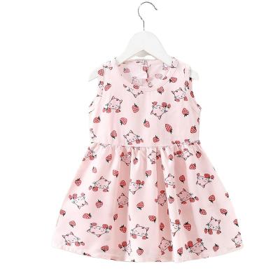 China High Quality Anti-wrinkle Baby Clothes Summer Kids Smocked Dresses Embroidery Ruffles Dress For Girl for sale