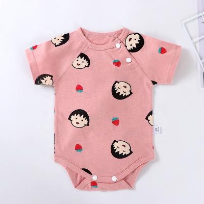 China Factory Wholesale Comfortable Organic Cotton Breathble Logo Baby Clothes Rompers Newborn Custom Infant Onesie for sale