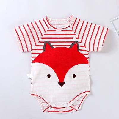 China Breathble Baby Onesie low price cotton baby romper baby sleeve jumpsuit stock comfortable random clothing 0-12 months unisex baby onesie for sale