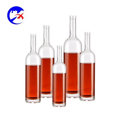 China Small Beverage Tequila Glass Bottle Personalized Mini Bottle 375ml 125ml for sale