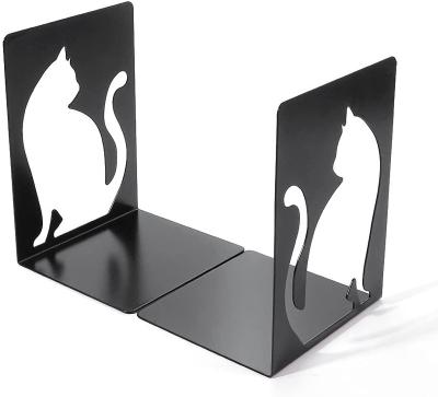 China Durable Bookends, Book Ends, Book Ends for Shelves, Black Heavy Duty Metal Bookends Support of Shelves Desks for sale