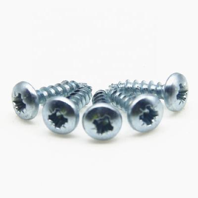 China Galvanized wood main drive pozi pan C1022 MDF DIN7505 MDF chipboard screw self tapping screw for sale