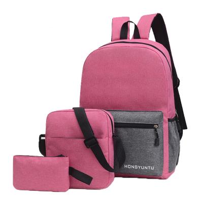 China Hot Selling Waterproof School Bags Fashion Pack Black Mochilas Fashion Tender Custom School Backpack for sale