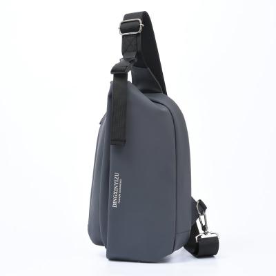 China Lightweight Multifunctional Durable Small Cross - Body Sling Chest Bag With USB Charging Outdoor for sale