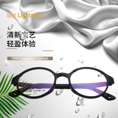 China Hot Fashionable Optical Frame TR90 Glass Color Girls Clear Glasses Frame Optical Glasses for sale