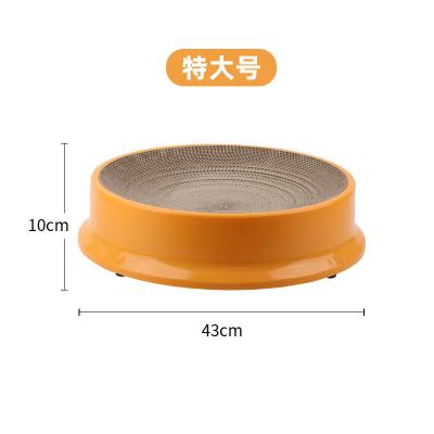 China Viable Round Compass Scratch Resist Cat Board Cat Boarding Scratch Board Corrugated Paper Factory Direct Sales for sale