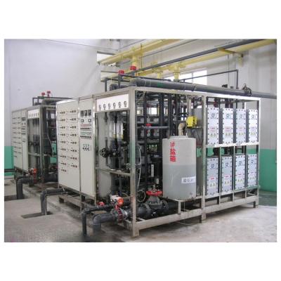 China Eco-friendly Electromigration Desalination RO EDI System Demineralized Water Treatment Plant for sale