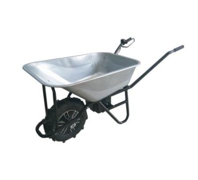 China Wholesale Electric Electric Trolley Transport Trolley Metal Garden Wheel Barrow for sale